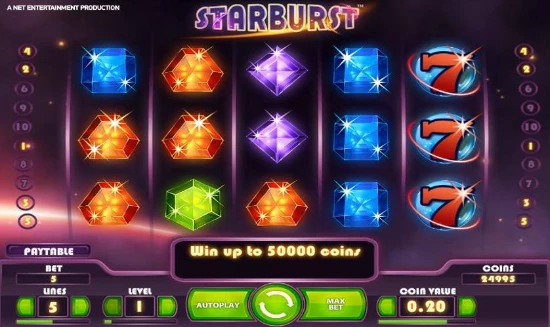 Starburst – spela på NV Casino